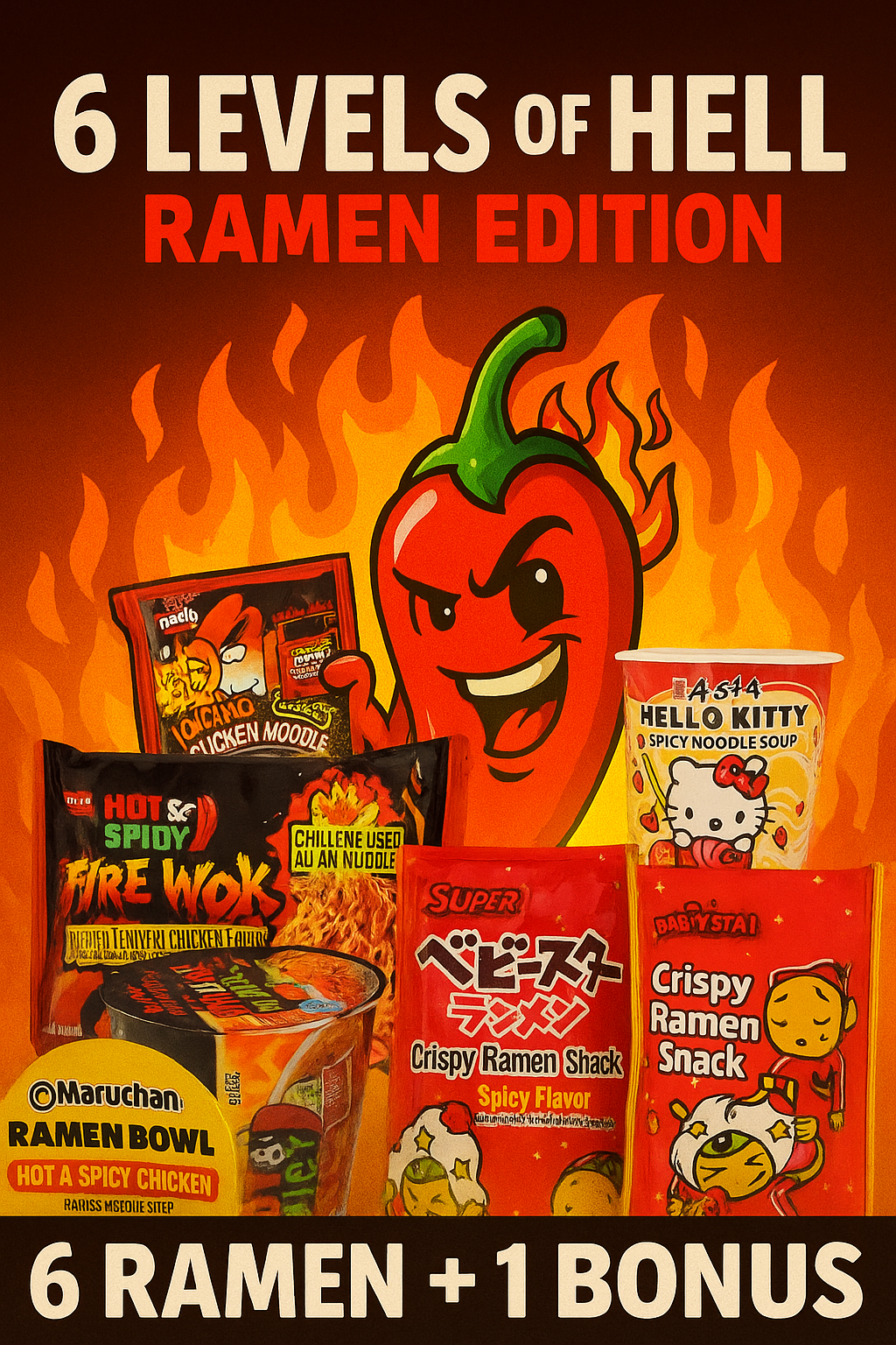 6 Levels of Hell: Ramen Edition